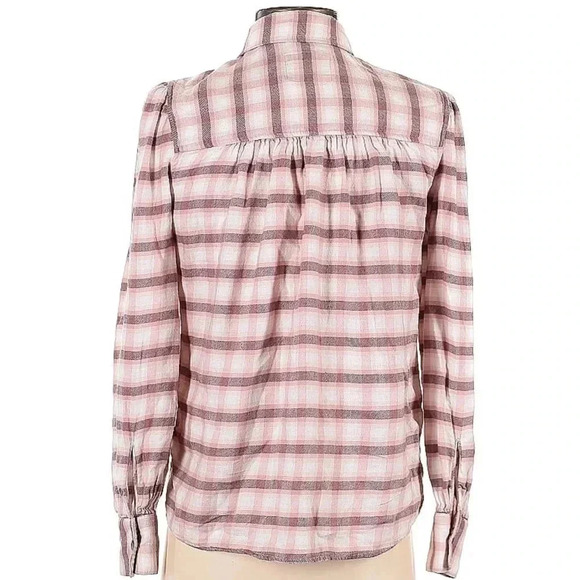 Rails Angelica Shirt Mauve Rose Iron Button Down Long Sleeve Size XS - Picture 4 of 7